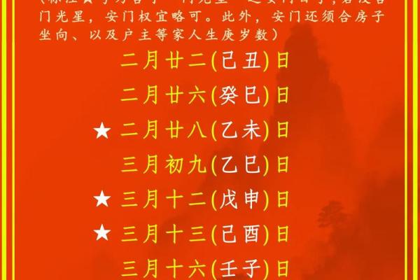2024年X月安装大门的好日子有哪些？求推荐适合的安门吉日