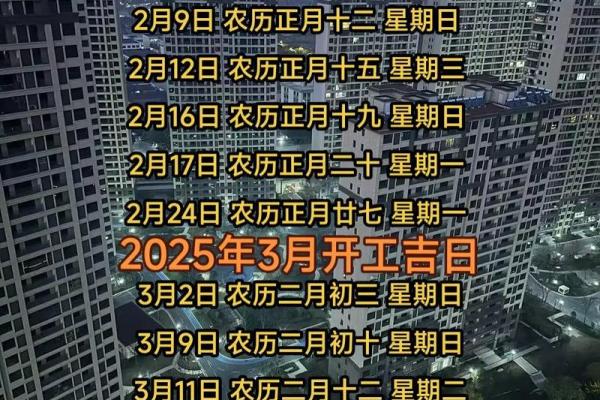 请问2025年有哪些适合装修动工的黄道吉日，需要详细列表？