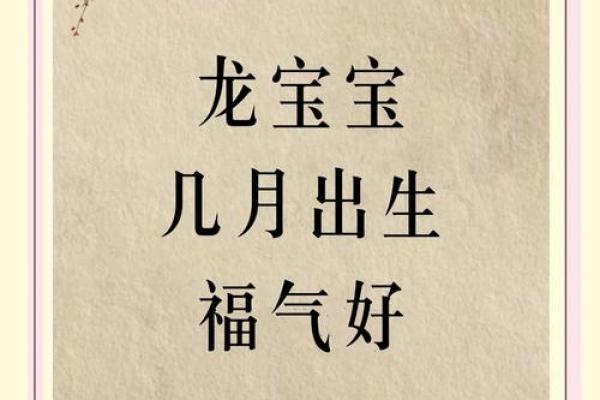 2024年龙年几月出生的宝宝命运最好最吉利？