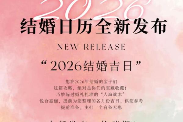 2026年适合结婚的黄道吉日有哪些？具体日期和宜忌查询