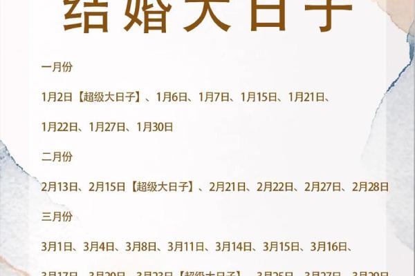2024年农历腊月结婚黄道吉日查询，哪几天最适合办婚礼？